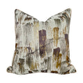 Modern Nordic Style Geometric Pattern Jacquard Throw Pillow Cases Striped Cushion Covers Gold for Couch Sofa for Home Hotel