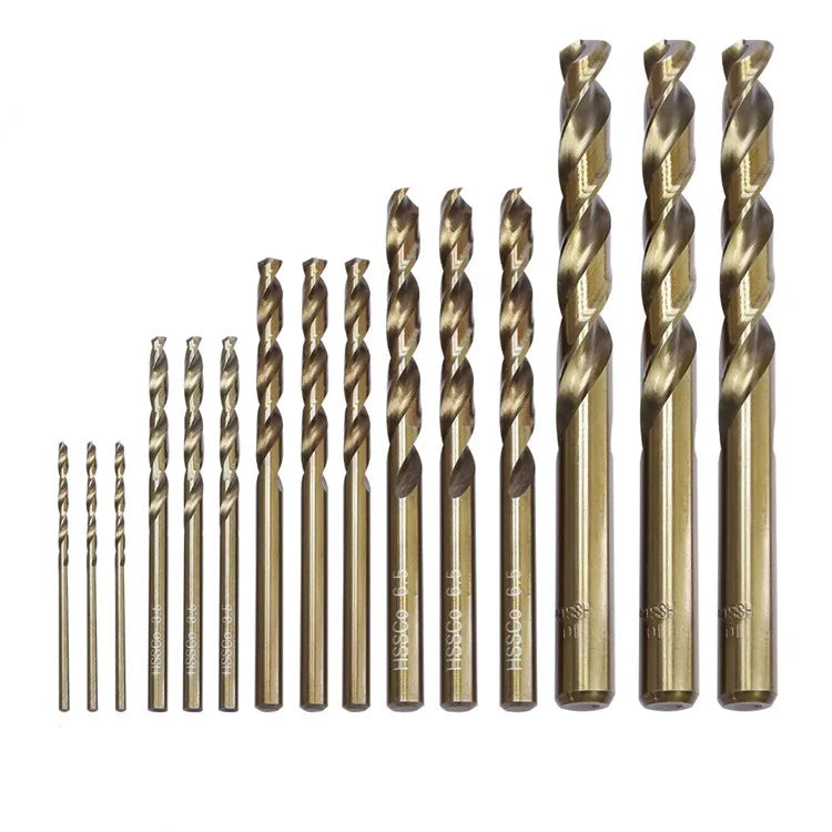 NINDEJIN Cobalt Twist Wood Drill Bits 1-10mm M35 HSS for Iron Metal Wood KHHG-ZB-MHZ