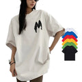 Women's Streetwear Oversize Short Sleeve Boxy Fit T-Shirt 300 GSM Custom Logo Embroidery Printing