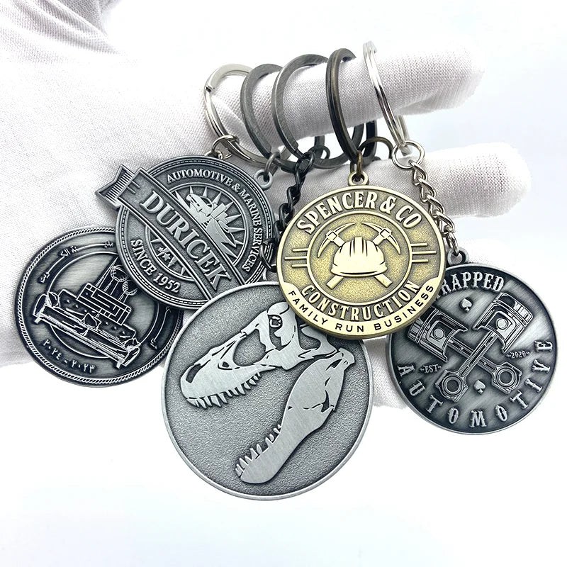 Manufacturer Metal Key Holder 2D 3D Logo Printing Soft Enamel Custom Keyring Keychain for Souvenir