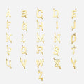 New Arrivals Gold Plated Initial Letter Charms DIY Designer Earrings Custom Enamel Charms