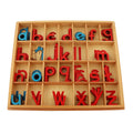 Huile Montessori Teaching Aids Phonics Activity Letters Box Early Education Preschool Learning Small Movable Alphabet Box