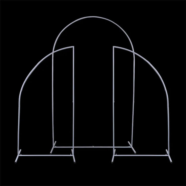 Set of 3 Backdrop Iron Prop Decor Arch Stand Metal Gold Centerpiece Flower Stand for Wedding Party Events