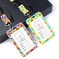 Best Selling Custom Personalized ABS Plastic UV Printed Lanyard Cheap ID Card and Badge Holder