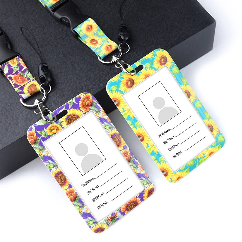 Best Selling Custom Personalized ABS Plastic UV Printed Lanyard Cheap ID Card and Badge Holder