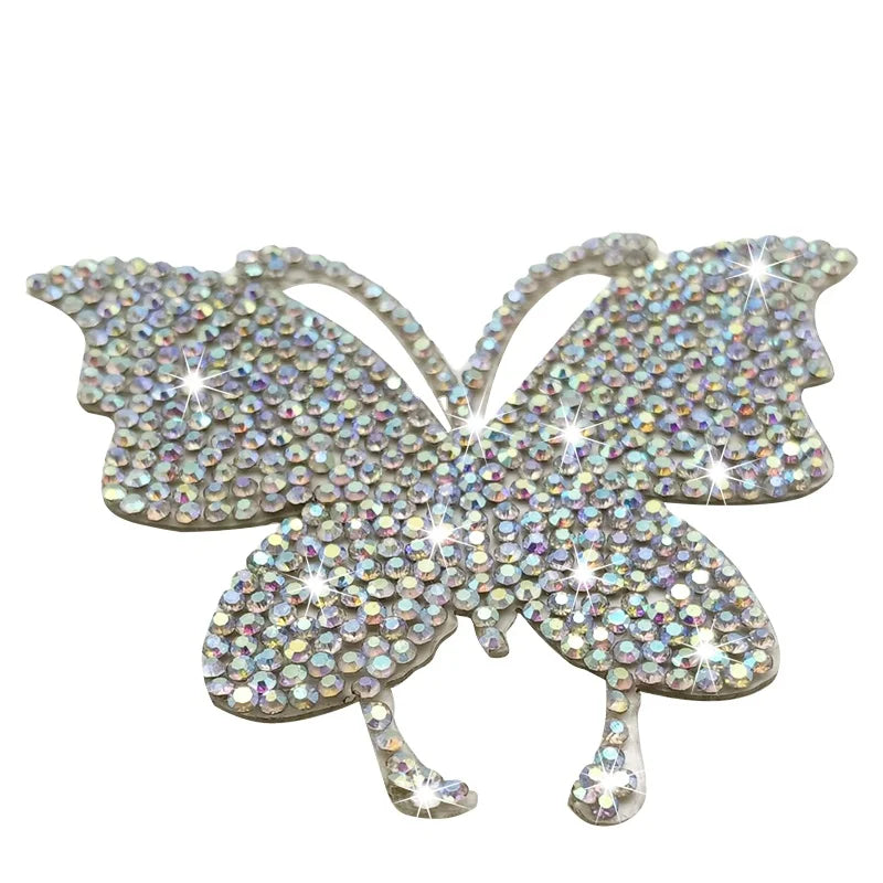 Beautiful Butterfly Rhinestone Crystal Patches Rhinestone Applique for Fashion Clothing