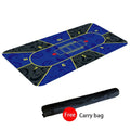 In Stock 180*90*0.2cm Anti Slip Rubber Poker Card Game Play Mats With Free Carry Bag