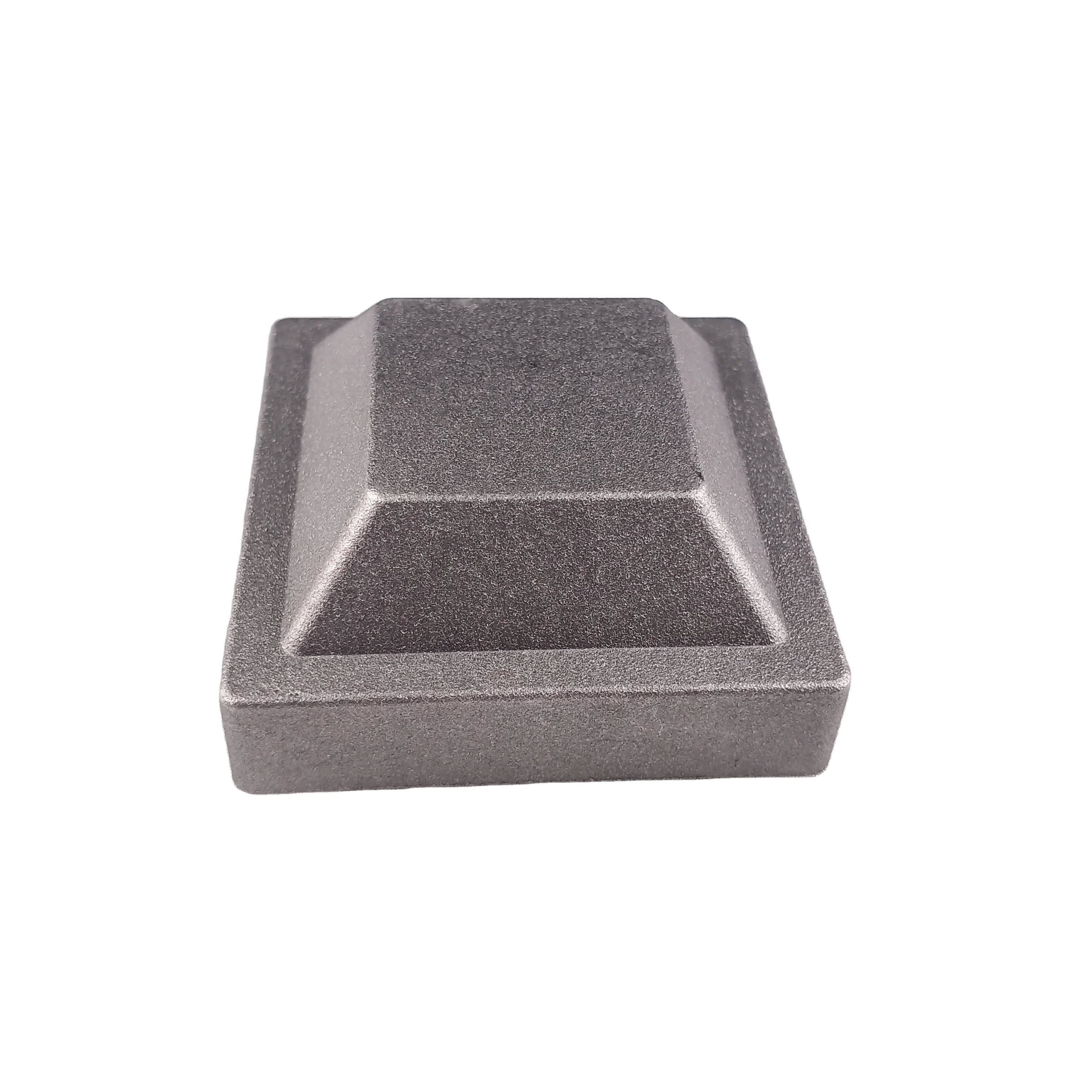 2 Inch Die Cast Aluminum Flat Post Cap Ornamental Fence Hardware with 3D Modeling Available