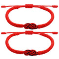 Tibetan Buddhist Adjustable Lucky Knots Bracelet Pulseras Friendship Jewelry Love Chinese Knot Bracelet