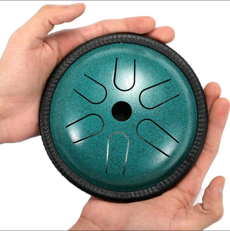 Portable 5.5\" Pocket Ethereal Mini Drum Professional Play 6-Tone Christmas Gift for Meditation