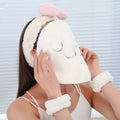 Hot Popular Towel Set Coral Fleece Thickened Makeup Remover Face Towel Headband Wristband Microfiber Bath Towel With Custom Logo