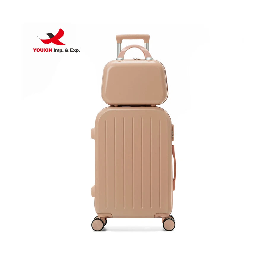 Fashionable Travel Bags Luggage Set Combination Lock ABS Suitcase Set