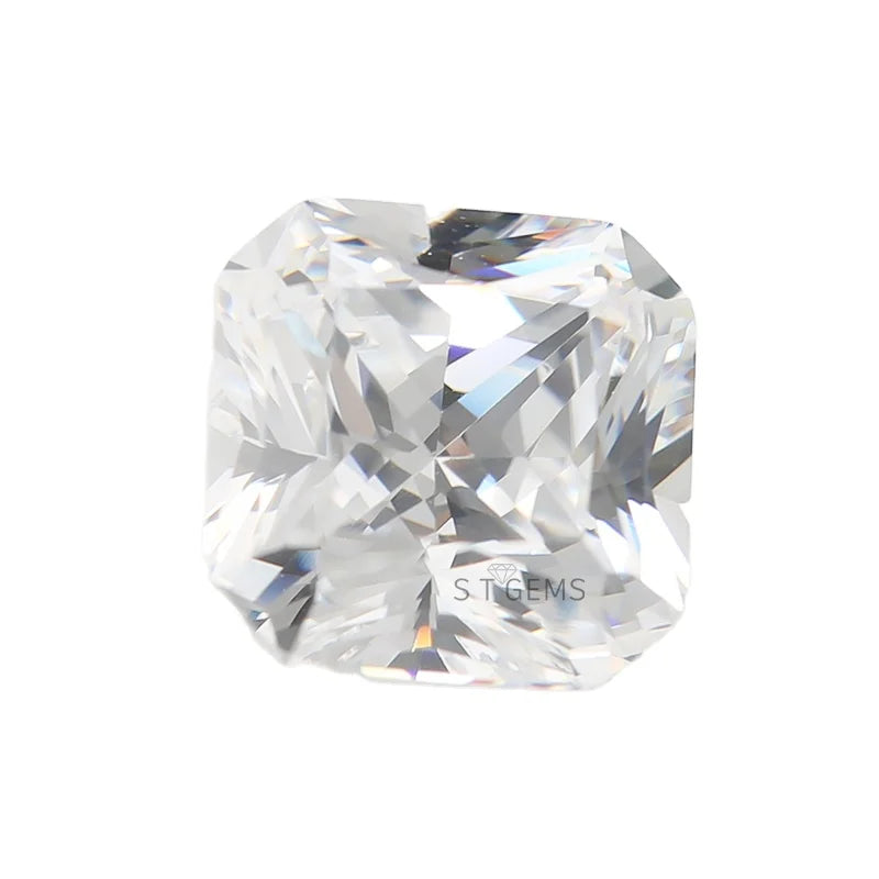 Wholesale Loose Cubic Zirconia Stones Square Shape White CZ Stone