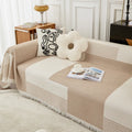 Wholesale Custom Portable Living Room Interior Furniture for All Seasons Camping Cream Picnic Blankets in Large Size