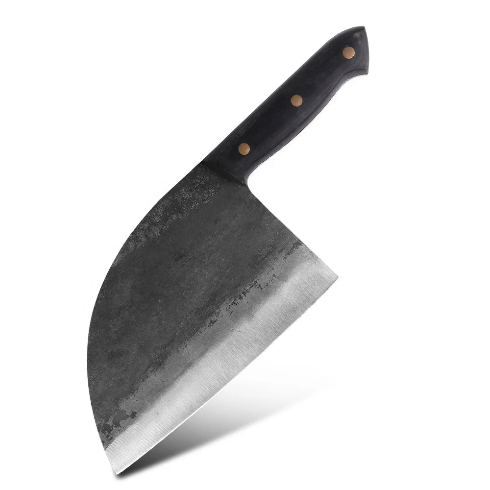 Heavy Duty Handmade Forged Butcher Knives BBQ Camping Outdoor Meat Vegetable Fruit Cleaver Forging Chef's Knife
