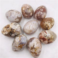 Wholesale High Quality Cherry Blossoms Agate Eggs Crystal Gravel Flower Agate Stone for Gifts
