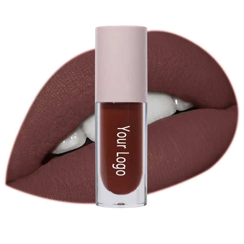 Long Wearing Vegan Smooth Nude Brown Private Label Matte Liquid Lipstick