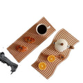 Nordic Ripple Wooden Ripple Serving Tray Wood Cutting Board Bread Tray Home Decor Storage Scented Service Plate