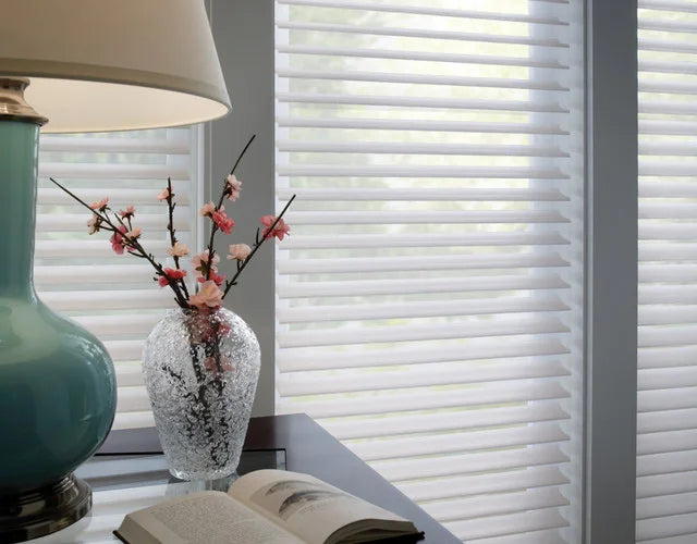 Durable Waterproof Light Smart Control Motorized Electric White Triple Blackout Light Silhouette Shangri-la Blinds Shades
