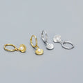BASQUESUN Factory Wholesale Custom New Ocean Style Inlaid Shell Pearls S925 Silver Ins Style High-end Temperament Earrings