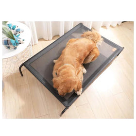 Heavy Duty Steel-Framed Portable Original Elevated Dog Cot Bed for Large Raised Pet Bed