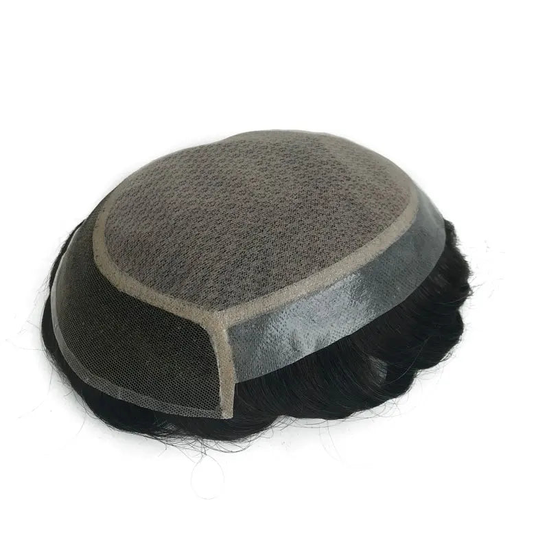 Black Color Silk Top Base Wholesale Price Human Remy Hair Pieces Toupee for Men