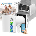 Air Recuperation System Wall-Mounted Heat Recovery Ventilation Unit with Enthalpy Heat Exchanger Energy Saving up 97% Efficiency MegaBDM