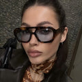 Handmade Oval  Square Sunglasses Vendors Steampunk Women Polygon Designer Shades 2024 Trendy Fashionable