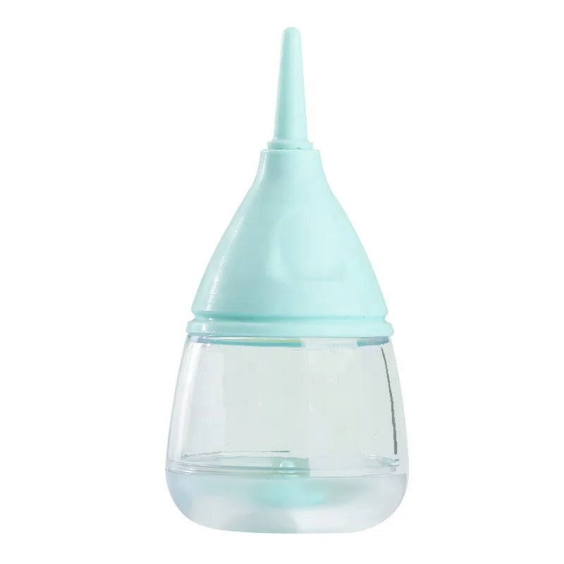 Pointed Mini Nipple Feeding Bottle for Puppies Kitten Safe Silicone Pet Feeding Supplies Anti-choking Baby Bottle for Pets