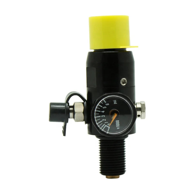 2023 Hot Sale 4500psi Air Tank Regulator 800psi/1800psi/2200psi Output Pressure Thread 5/8''-18UNF HPA Valve