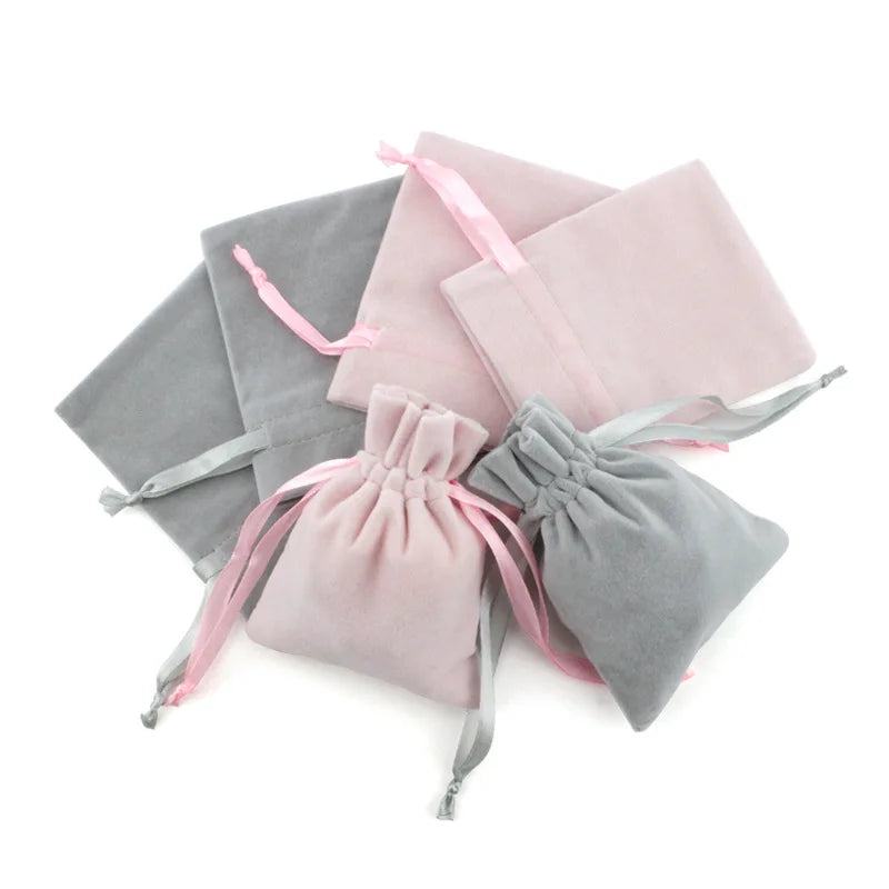 8x10cm Jewelry Packaging Bags Velvet Gifts Jewelry Pouch Drawstring Bag Velvet Bag for Jewelry
