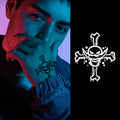 Whitebeard Pirates Custom Waterproof Temporary Tattoo Sticker Body Herbal Custom Black Temporary Tattoo Sticker