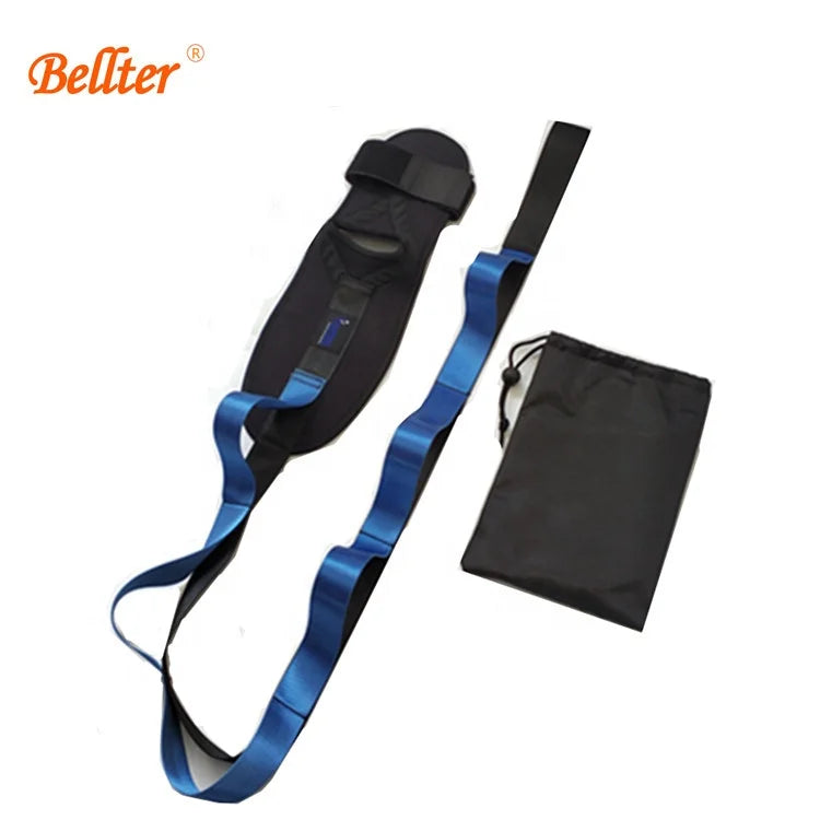 Rehabilitation Belt With 7 Handling Loops Stroke Ankle Joint Correction Strap Yoga Stretch Strap Training Leg Belt