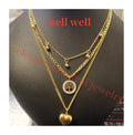 Three Layers Life Tree Heart Pendant Necklace Collar Bone Tree of Life Necklace for Women Fine Jewelry