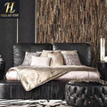 Factory Direct Italian New Design Luxury Bed Leather Fringe Bed Villa Master Bedroom Double Queen Bed