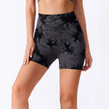 2026 Fashion Bandhnu Women High Waist Print Four-Way Stretch Gym Sports Fitness Workout Seamless Yoga Butt Lift Legging Shorts