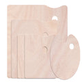 Wooden Gouache Oil Palette Art square Oval Paint Art Palette Painting Paint Palette