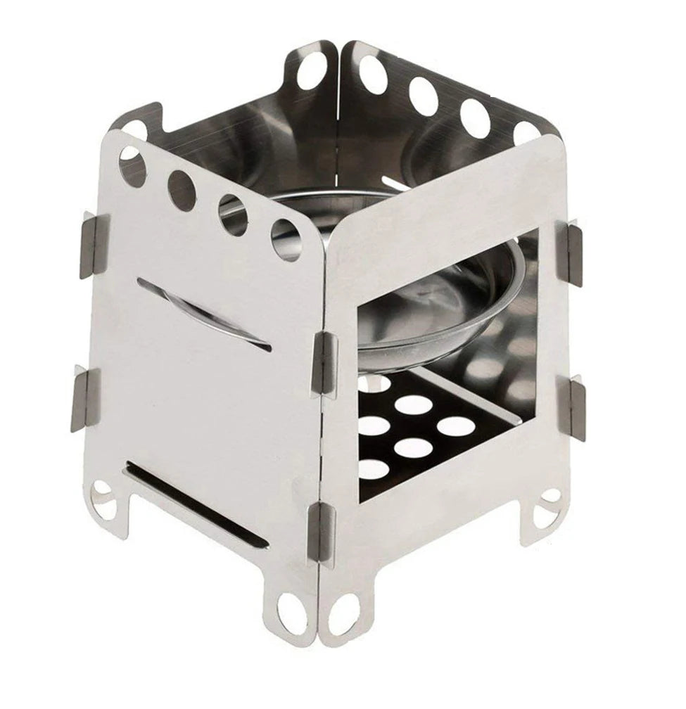 Camping Stove Outdoor Camping Portable Folding Portable Wood Stove Camping