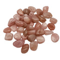 Wholesale Natural Polished Gemstone Rose Quartz Tumbled Stone Crystal Tumbles