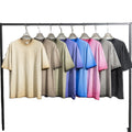 New Arrivals Mens Oversized Faded Vintage Rapper T-shirts 100% Cotton Solid Breathable Hip Hop Unisex Wholesale
