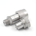 SALNYA 3/8 Inch Carbon Steel High Pressure Interchange 10000 psi Hydraulic Jacks System Quick Connect Coupler Forged Zinc Plated
