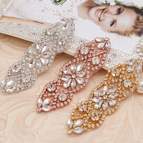 Exquisite Rhinestone Decals Clothing Accessories Hair Accessories Decorative Hot Diamonds Patch