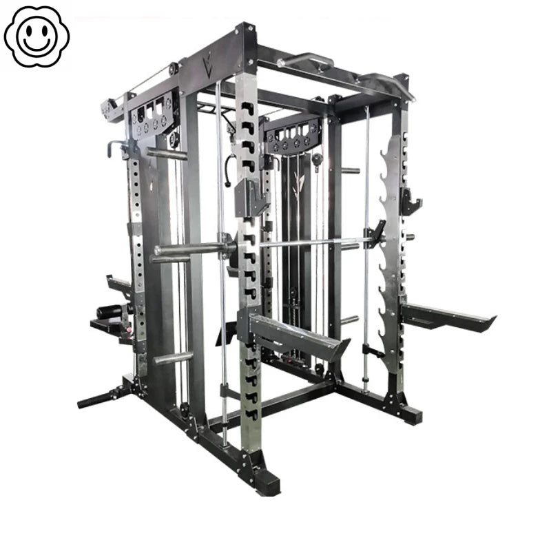 Commercial Gym Smith Machine Multi-Functional Home Bird Gantry Frame Comprehensive Squat Rack Trainer With Gantry Frame