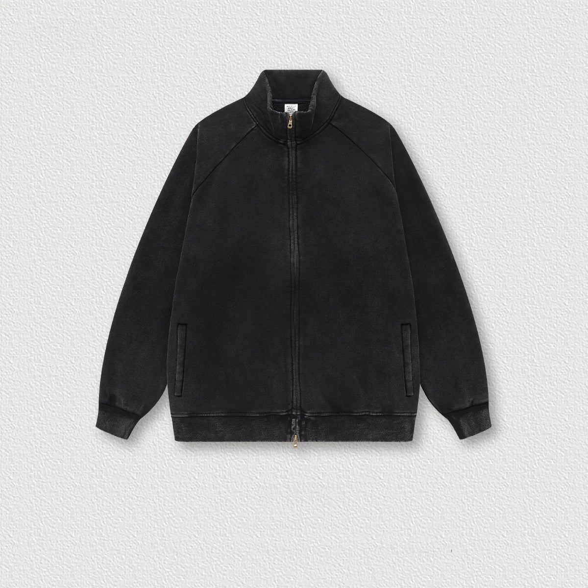 Premium Quality Men Clothes New Styles Fleece Oversized Track Jacket Vintage Zip up Jacket