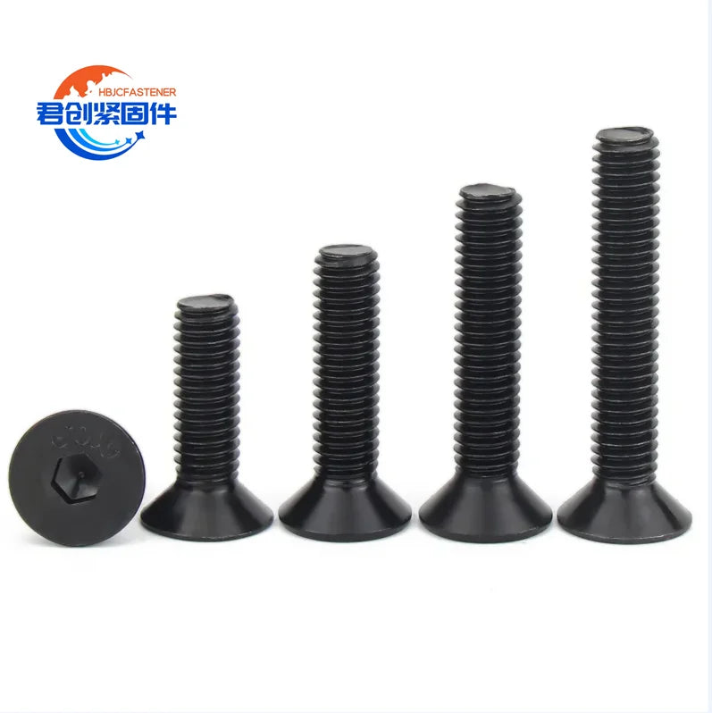 High Strength Zinc Finish Customized Hex Socket Flat Head Bolt Carbon Steel to Factory Price National Standard