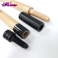 Xmlivet Black ABS Pool Cue Joint Protectors Wood Joint Wholesale Carom Billiards Cue Wood Joint Protector Billiard Accessories