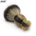 Private Label Oem Customize Logo Resin Handle Shaving Brush With Synthetic Hair Knot  Brush