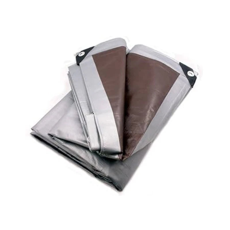 Heavy Duty Waterproof UV Resistant 12x16 Feet 10Mil Multipurpose Poly Tarp Cover Metal Grommets Reinforced Edges Boys Girls