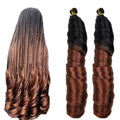 Wholesale French Curls Braiding Hair Smooth Texture Crochet Hair Synthetic Hair Wicks for African Braids 150g 24inch
