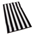 Striped Beach Towel Cotton Terry Beach Towel Jacquard Terry Striped Beach Towel